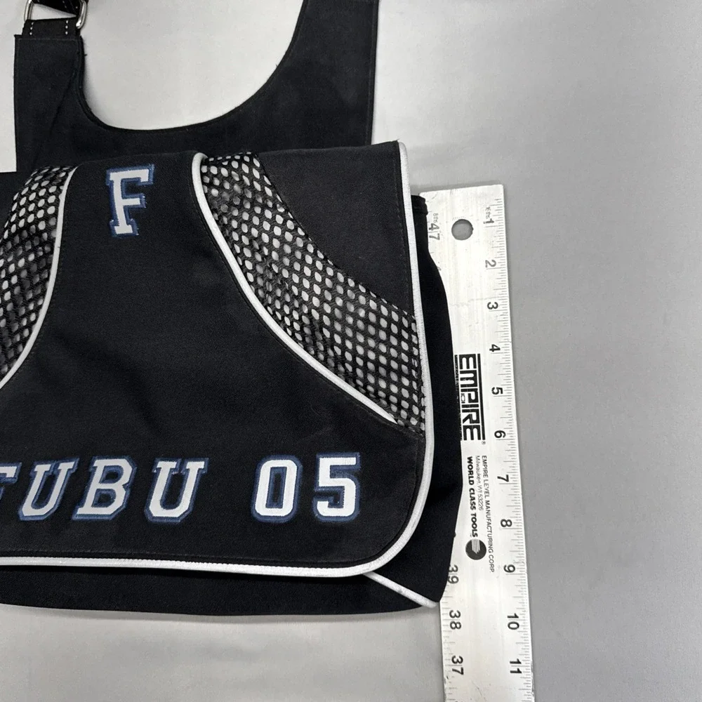 FUBU CROSSBODY MESSENGER BAG PURSE VINTAGE SPORTS BAG Y2K STREETWEAR